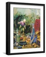 Ali Baba and the Forty Thieves-Don Lawrence-Framed Giclee Print