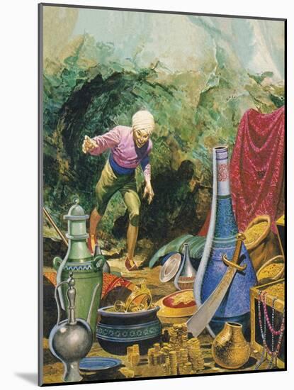 Ali Baba and the Forty Thieves-Don Lawrence-Mounted Giclee Print