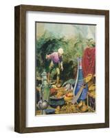 Ali Baba and the Forty Thieves-Don Lawrence-Framed Giclee Print