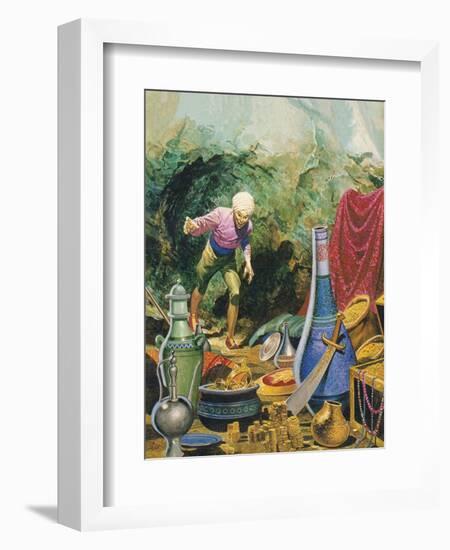 Ali Baba and the Forty Thieves-Don Lawrence-Framed Giclee Print