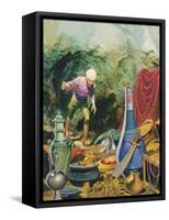 Ali Baba and the Forty Thieves-Don Lawrence-Framed Stretched Canvas