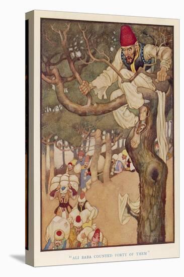 Ali Baba Counted Forty of Them from His Vantage Point up a Tree-Monro S. Orr-Stretched Canvas