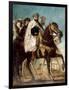 Ali-Ben-Hamet, Caliph of Constantine and Chief of the Haractas, Followed by His Escort-Théodore Chassériau-Framed Premium Giclee Print