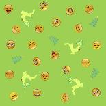 Xmas Emojis Scramble-Ali Lynne-Giclee Print