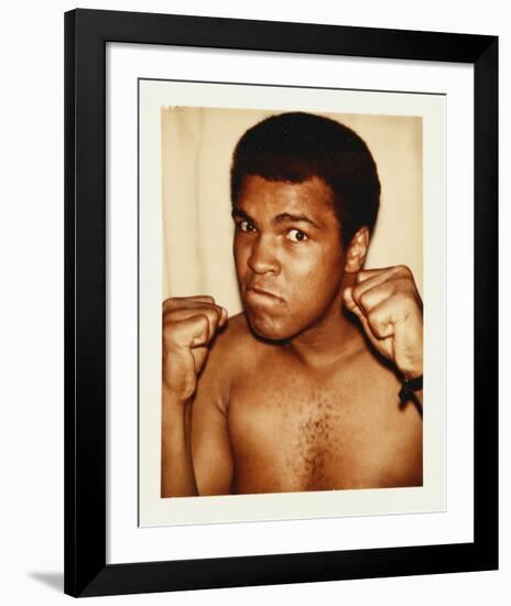 Ali, Muhammad, 1977-Andy Warhol-Framed Art Print