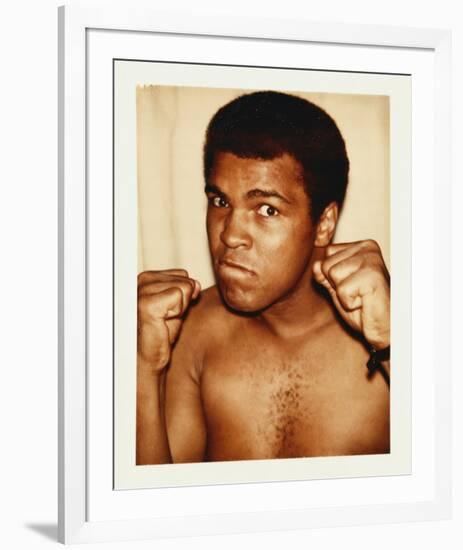 Ali, Muhammad, 1977-Andy Warhol-Framed Art Print