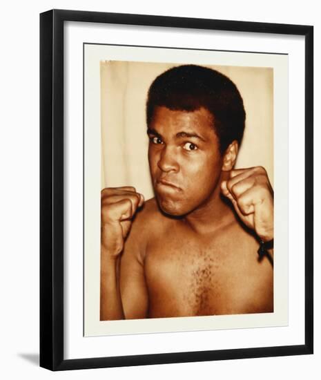 Ali, Muhammad, 1977-Andy Warhol-Framed Giclee Print