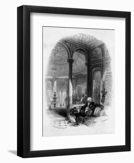 Ali Pasha at Tepalen-R Cockerell-Framed Art Print