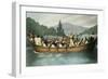 Ali Pasha of Janina Hunting on Lake Butrinto in March 1819-Louis Dupré-Framed Giclee Print