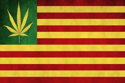 Marijuana Leaf Flags Cannabis Weed Poster Flags Reefer Grass Tapestry 36" X 59"