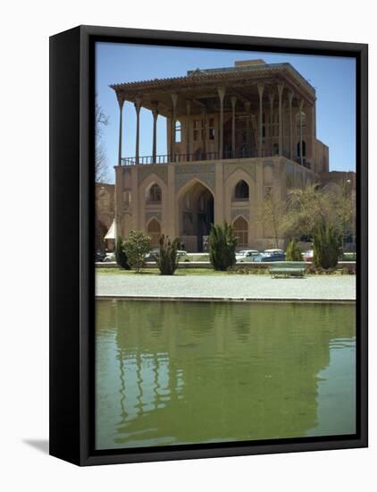 Ali Qapu Palace, Isfahan, Iran, Middle East-Harding Robert-Framed Stretched Canvas