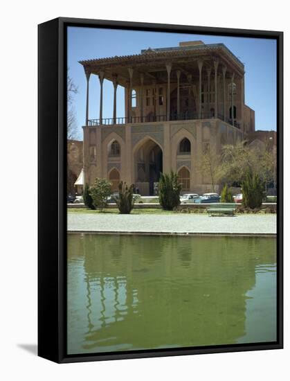 Ali Qapu Palace, Isfahan, Iran, Middle East-Harding Robert-Framed Stretched Canvas