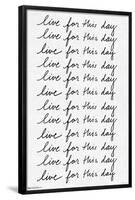 Ali Zoe - Live for This Day-Trends International-Framed Poster