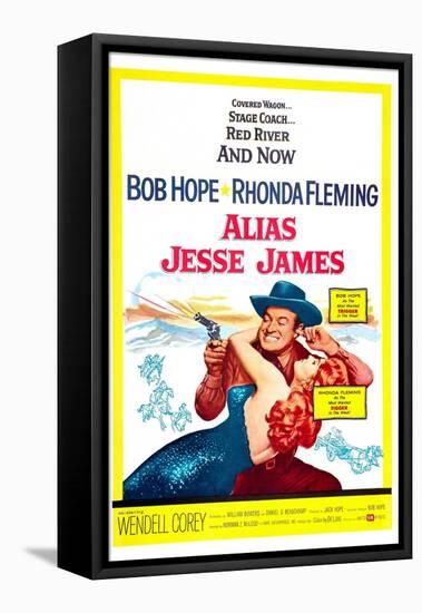 Alias Jesse James-null-Framed Stretched Canvas