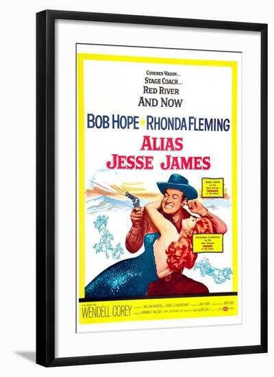 Alias Jesse James-null-Framed Art Print