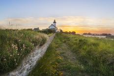 Europe, France, Brittany -Sunset At The Lighthouse Of Pontusval (Brignogan)-Aliaume Chapelle-Photographic Print