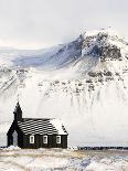 Europe, Iceland, Budir - The Famous Black Church Of Budir Facing A Mountain-Aliaume Chapelle-Photographic Print