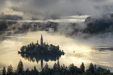 Europe, Sloevnia, Bled - Lake Bled A Sunrise-Aliaume Chapelle-Photographic Print