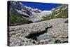 Alibek Glacier in Alibek Valley Near Dombay, Teberdinsky Biosphere Reserve, Caucasus, Russia-Schandy-Stretched Canvas
