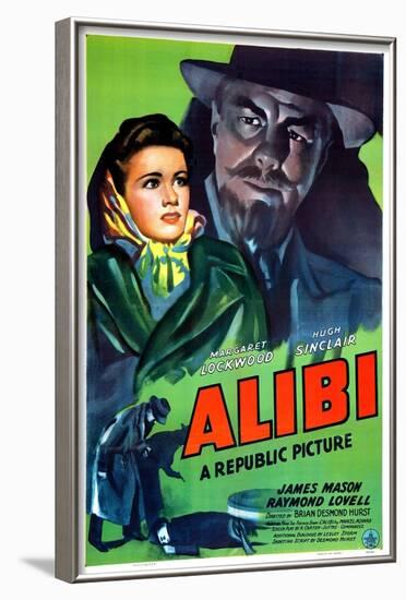 Alibi, Margaret Lockwood, Hugh Sinclair, 1942-null-Framed Art Print