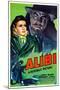 Alibi, Margaret Lockwood, Hugh Sinclair, 1942-null-Mounted Art Print