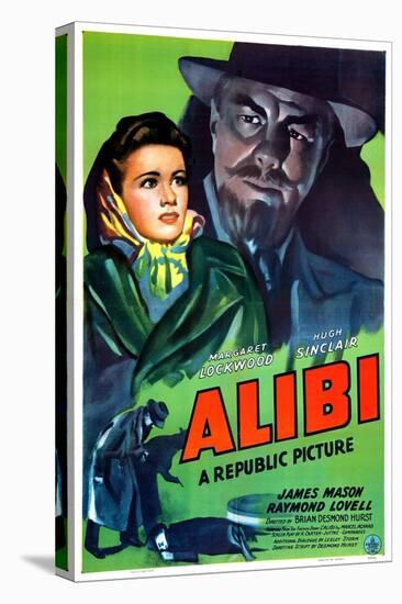 Alibi, Margaret Lockwood, Hugh Sinclair, 1942-null-Stretched Canvas