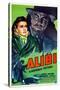 Alibi, Margaret Lockwood, Hugh Sinclair, 1942-null-Stretched Canvas