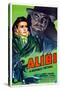 Alibi, Margaret Lockwood, Hugh Sinclair, 1942-null-Stretched Canvas