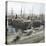 Alicante (Spain), Boats Anchored in the Port, Circa 1885-1890-Leon, Levy et Fils-Stretched Canvas