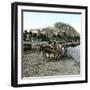 Alicante (Spain), Cistern on the Seaside and View of the Hill of Fort Santa Barbara-Leon, Levy et Fils-Framed Premium Photographic Print