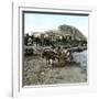 Alicante (Spain), Cistern on the Seaside and View of the Hill of Fort Santa Barbara-Leon, Levy et Fils-Framed Photographic Print