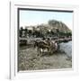 Alicante (Spain), Cistern on the Seaside and View of the Hill of Fort Santa Barbara-Leon, Levy et Fils-Framed Photographic Print