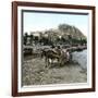 Alicante (Spain), Cistern on the Seaside and View of the Hill of Fort Santa Barbara-Leon, Levy et Fils-Framed Photographic Print