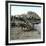 Alicante (Spain), Cistern on the Seaside and View of the Hill of Fort Santa Barbara-Leon, Levy et Fils-Framed Photographic Print