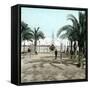 Alicante (Spain), the Esplanade of Spain (Formerly Walk of the Martyrs) on the Port Side-Leon, Levy et Fils-Framed Stretched Canvas