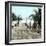 Alicante (Spain), the Esplanade of Spain (Formerly Walk of the Martyrs) on the Port Side-Leon, Levy et Fils-Framed Premium Photographic Print