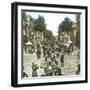 Alicante (Spain), the Paseo (Promenade) or Mendez Núñez Avenue, Circa 1885-1890-Leon, Levy et Fils-Framed Photographic Print