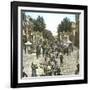 Alicante (Spain), the Paseo (Promenade) or Mendez Núñez Avenue, Circa 1885-1890-Leon, Levy et Fils-Framed Photographic Print