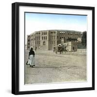 Alicante (Spain), the Plaza De Toros, Circa 1885-1890-Leon, Levy et Fils-Framed Photographic Print