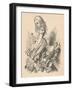 'Alice and animals. Chaos and the court', 1889-John Tenniel-Framed Giclee Print