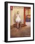 Alice and Dinah-Gwynedd Hudson-Framed Art Print