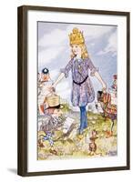 Alice and Her Friends-Charles Folkard-Framed Giclee Print