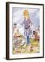 Alice and Her Friends-Charles Folkard-Framed Giclee Print