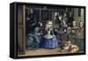 Alice and Las Meninas-Jasmine Becket-Griffith-Framed Stretched Canvas