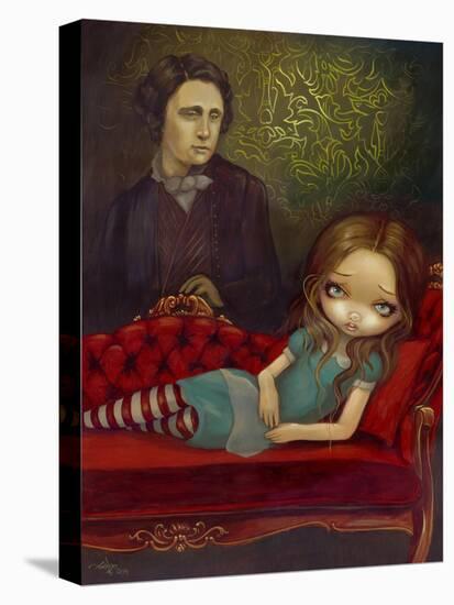 Alice and Lewis-Jasmine Becket-Griffith-Stretched Canvas