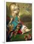 Alice and the Bosch Birds-Jasmine Becket-Griffith-Framed Art Print