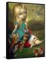 Alice and the Bosch Birds-Jasmine Becket-Griffith-Framed Stretched Canvas