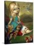 Alice and the Bosch Birds-Jasmine Becket-Griffith-Stretched Canvas