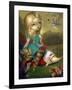 Alice and the Bosch Birds-Jasmine Becket-Griffith-Framed Art Print