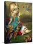 Alice and the Bosch Birds-Jasmine Becket-Griffith-Stretched Canvas